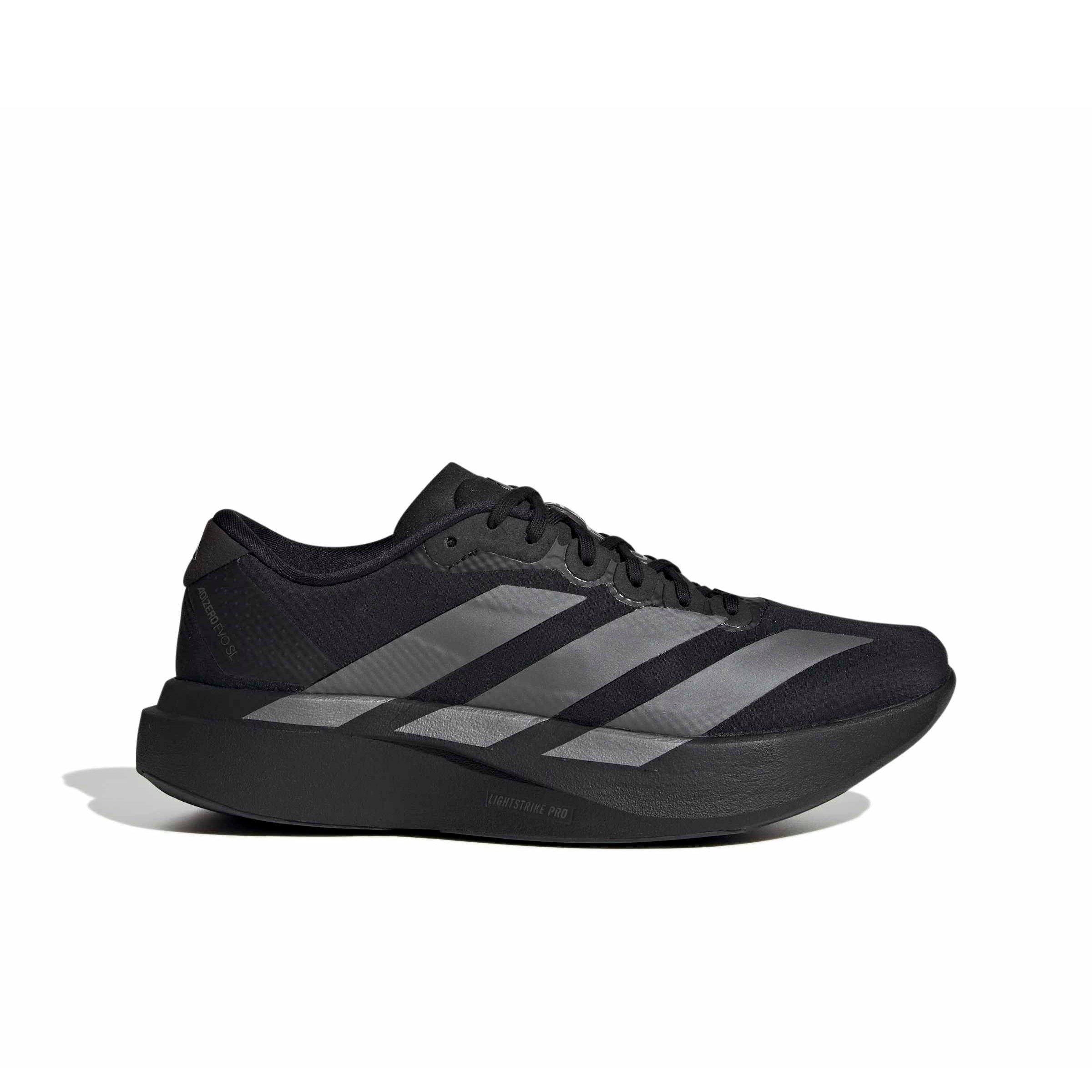 adidas Adizero EVO SL "Core Black/Iron Metallic/Core Black" Women's Running Shoe - BLACK/IRON/BLACK